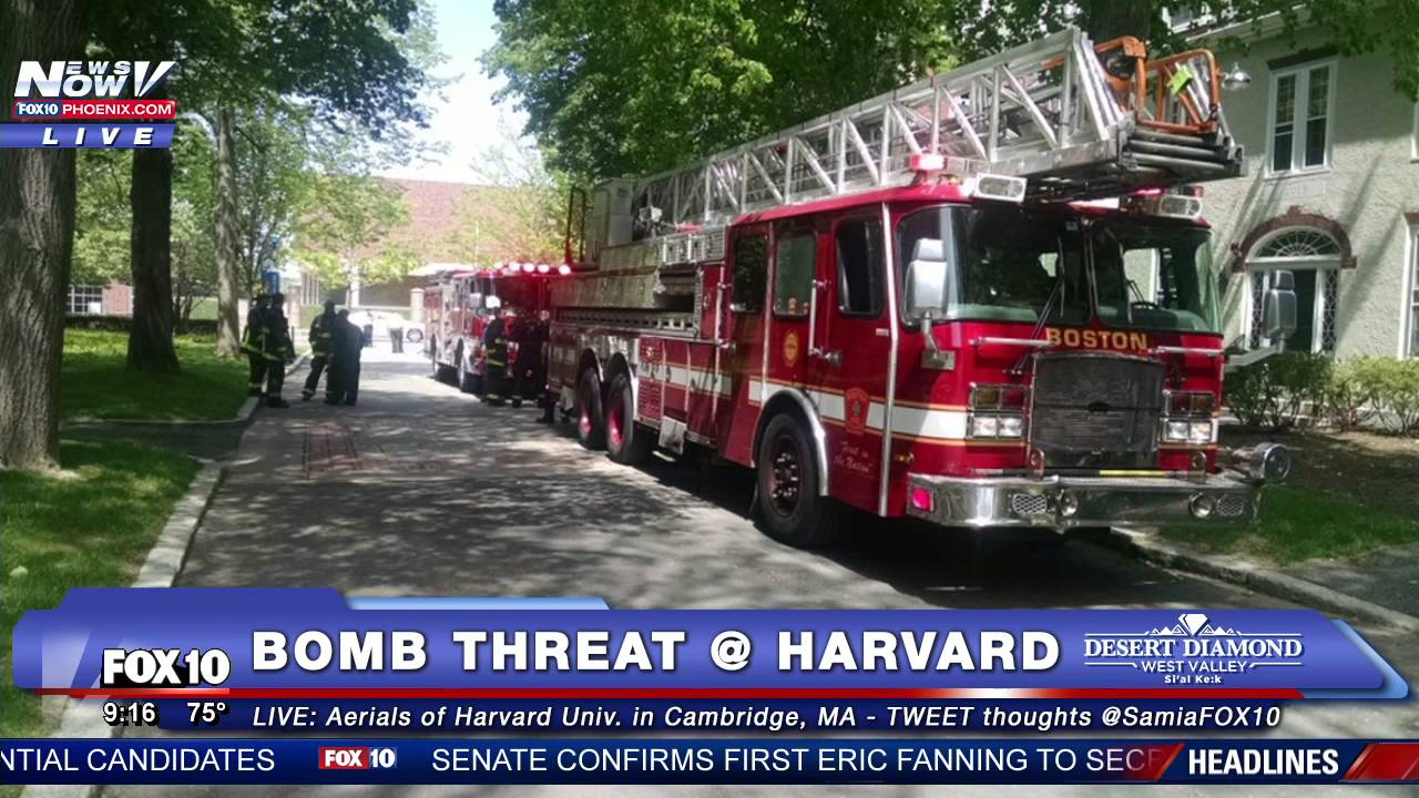 FNN BREAKING NEWS: Bomb Threat at Harvard Business School, 7 Buildings Evacuated - LIVE AERIALS