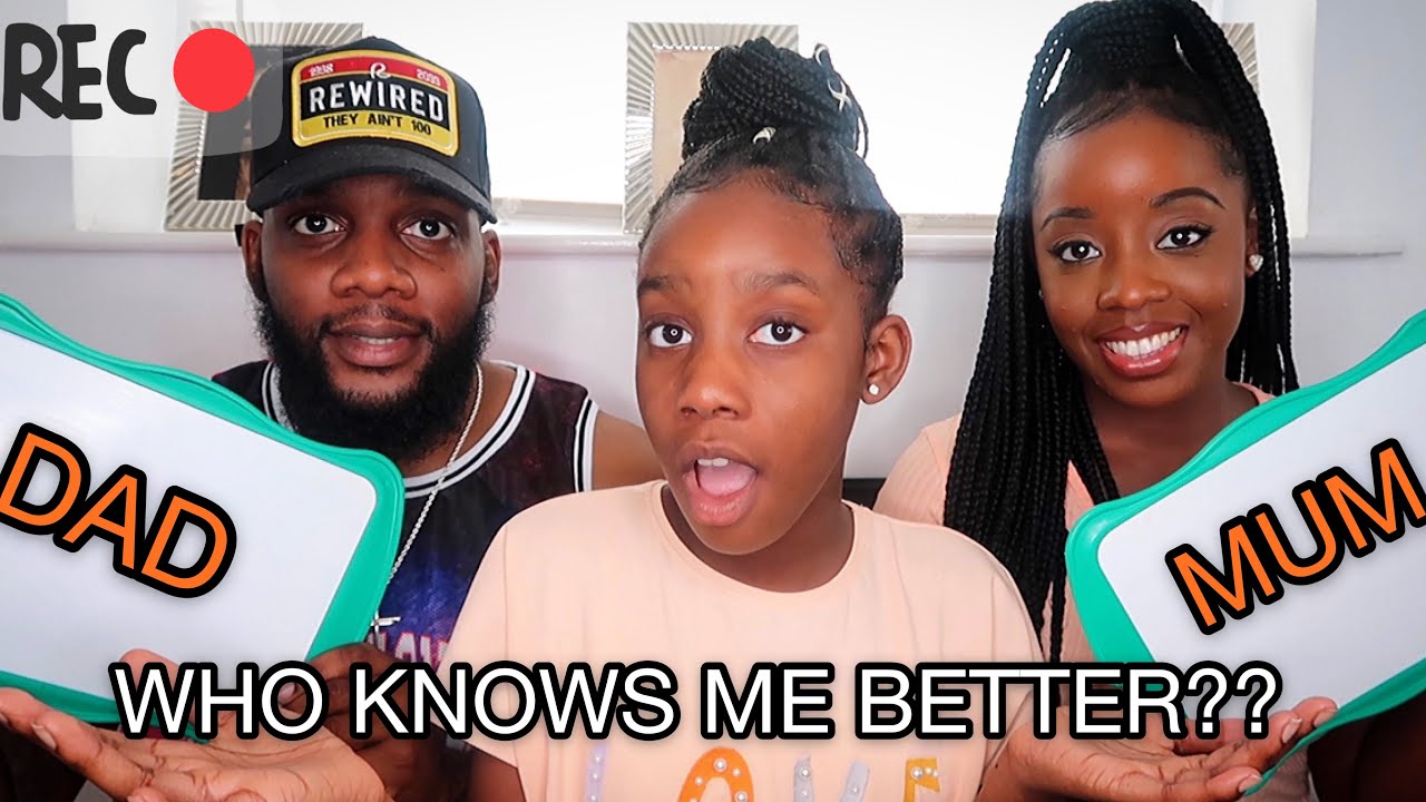 WHO KNOWS ME BETTER? MUM vs DAD