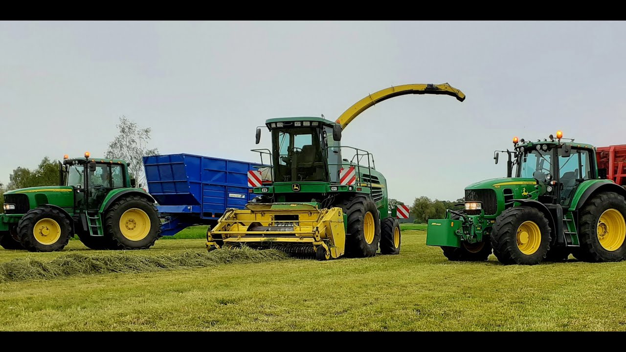 Sianokiszonka 2020 5 X John Deere & Mtz & Jcb