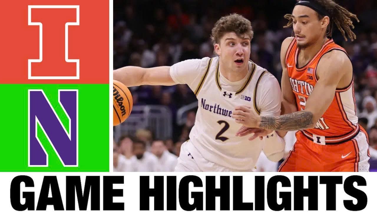#5 Illinois vs Northwestern Highlights | Men's Basketball | College Basketball 2026