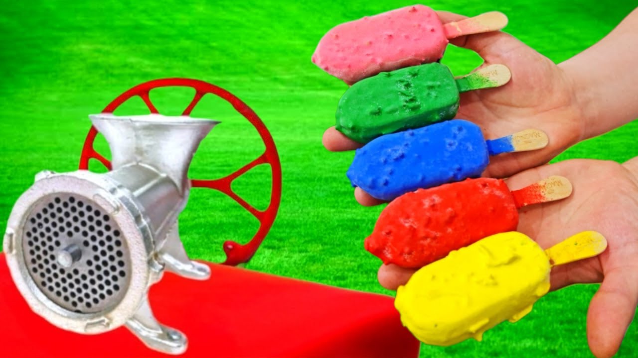 Satisfying Video I Mixing All My Slime SmoothieMaking Glossy Slime ASMR RainbowToyTocToc