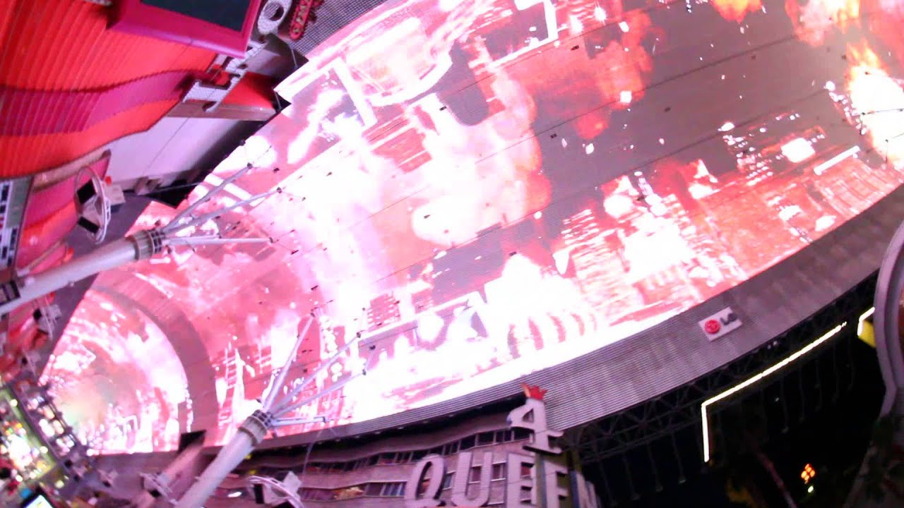 Imagine Dragons Viva Vision Show at Fremont Street Experience