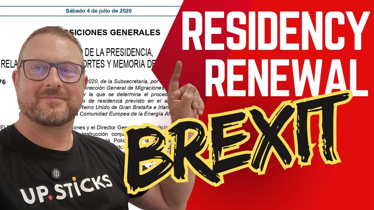 BREXIT Residency Renewals Explained | TIE Card Rules | Withdrawal Agreement 