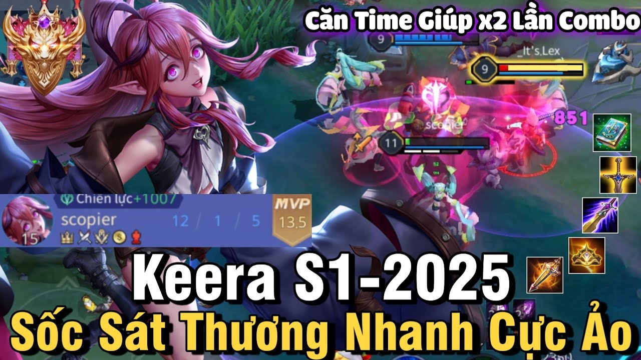 Keera S1-2025 Liên Quân Mobile | Cách Chơi, Lên Đồ, Phù Hiệu, Bảng Ngọc Cho Keera S1 2025 Đi Rừng