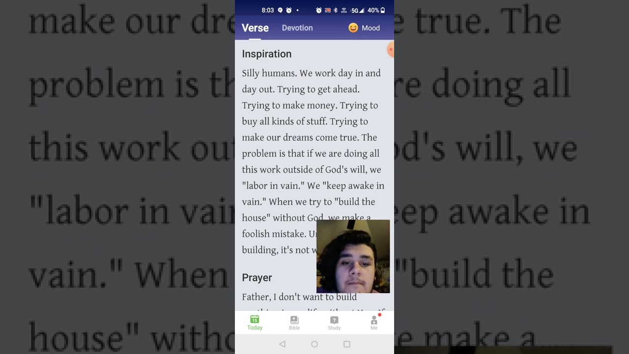 Psalms 127:1 Bible Verse Reading.!