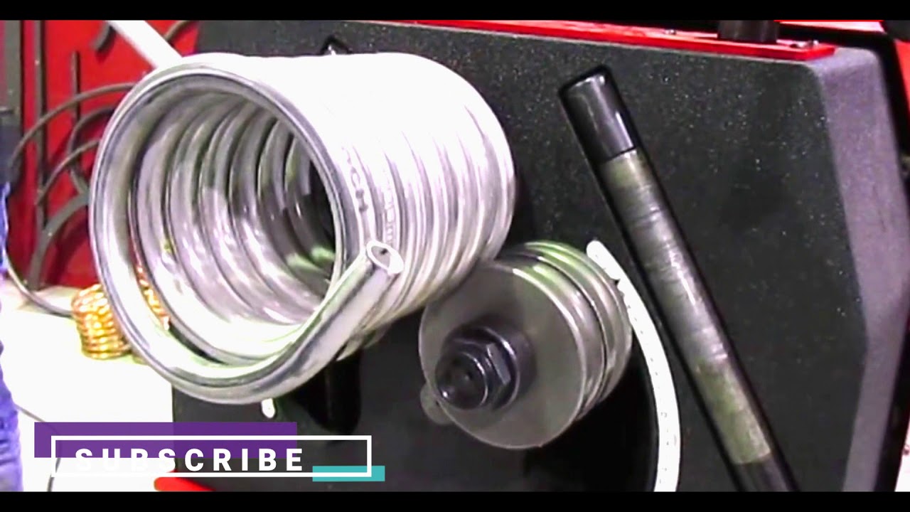 how its made CINTREUSE A GALETS POUR CINTER SPIRAL EN TUBE RONDE
