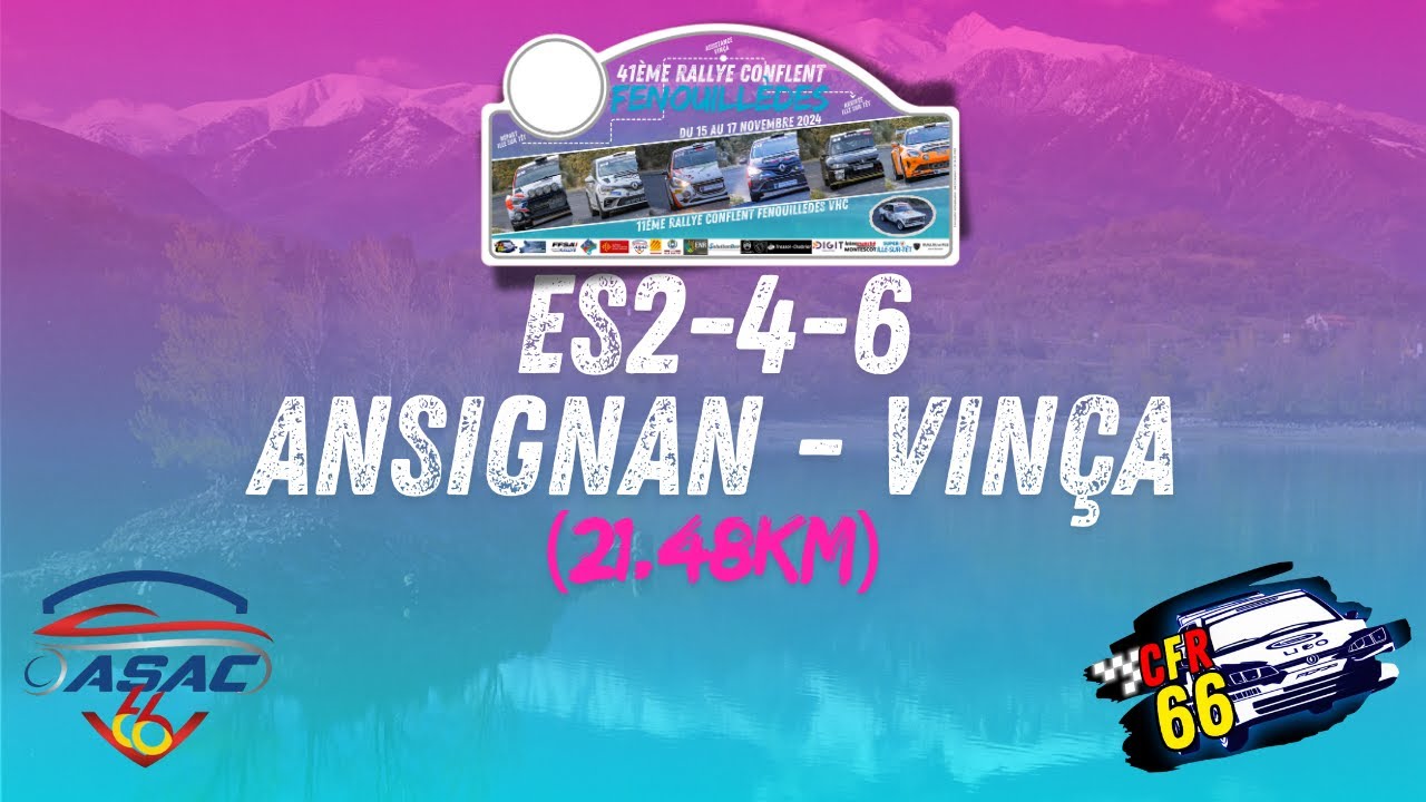 41ème Rallye Conflent Fenouillèdes 2024 | ES 2-4-6 Ansignan/Vinça | CFR66