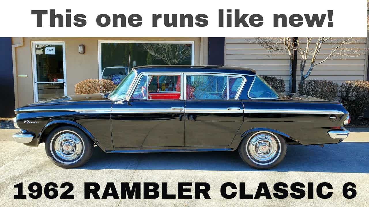 1962 RAMBLER CLASSIC SIX - This one runs like new!