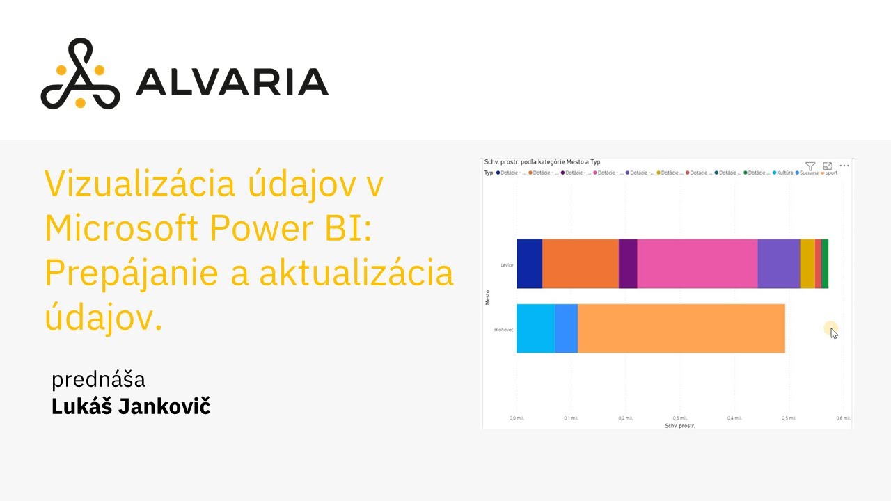 Vizualizácia údajov v Microsoft Power BI: Prepájanie údajov a aktualizácia údajov. Lukáš Jankovič