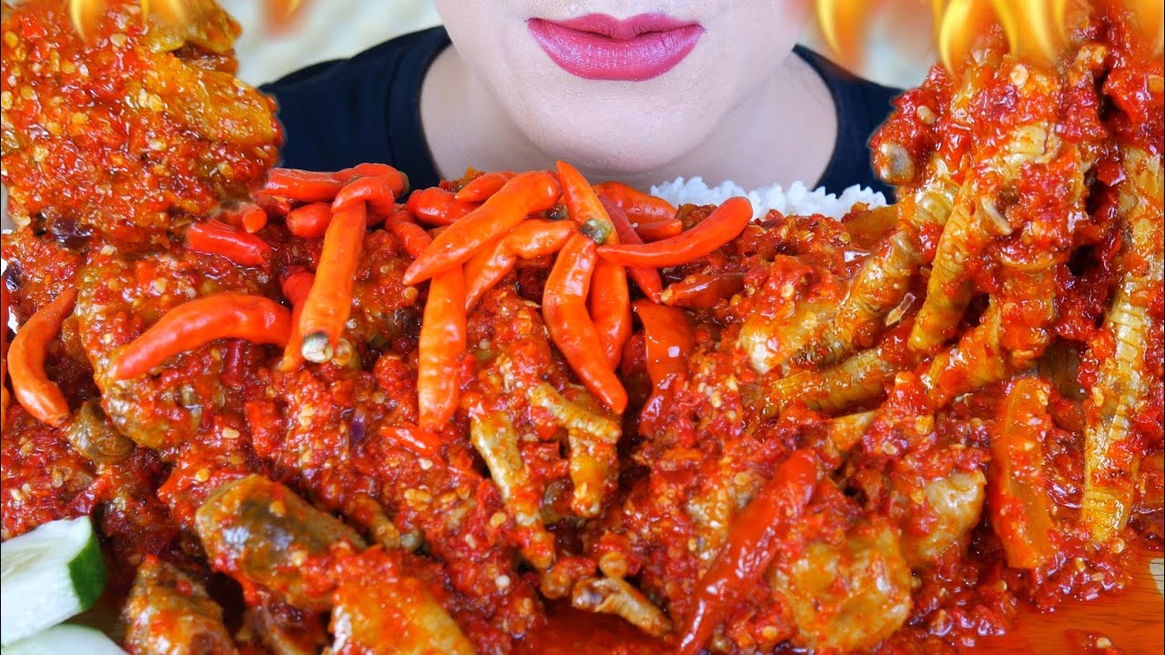 ASMR PEDAS JONTOR, CEKER PEDAS, SAYAP AYAM PEDAS, PENTOL PEDAS, KULIT SAPI | ASMR MUKBANG INDONESIA