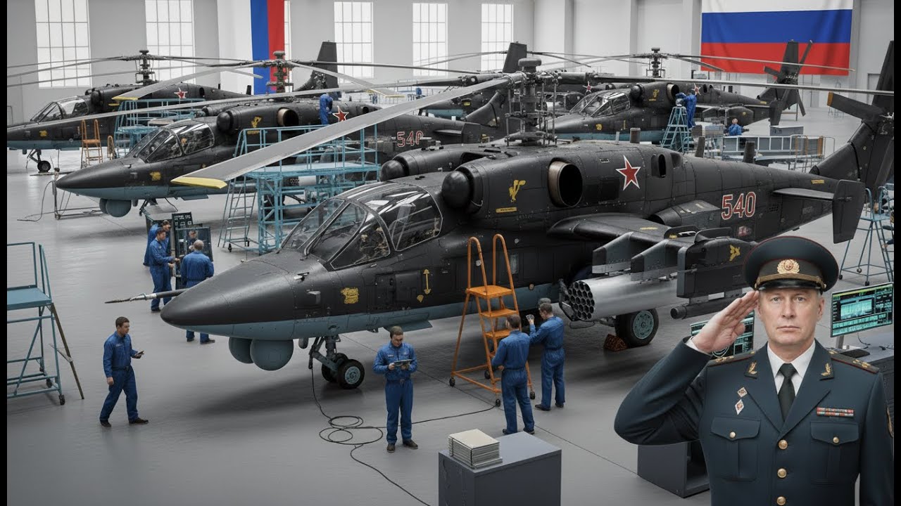 Inside Russia’s Ka-50 Factory: How “Black Shark” Attack Helicopters Are Built (Full Process)