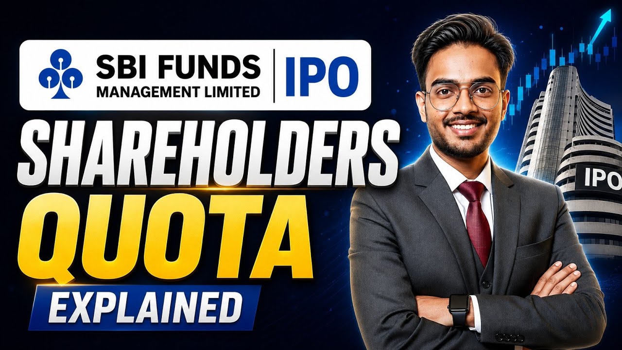SBI Fund Management IPO Shareholders Quota | SBI Fund IPO Explained in Hindi