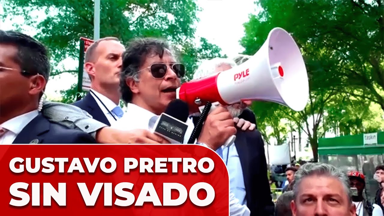 ESTADOS UNIDOS le quita el VISADO a GUSTAVO PETRO por este DISCURSO fuera de la ONU