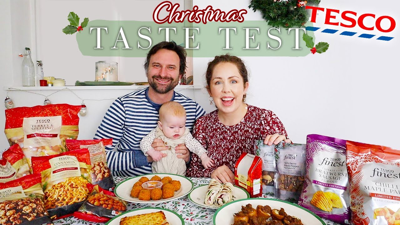 TESCO CHRISTMAS SNACKS TASTE TEST 2021 | Soooooo Many Festive Goodies!