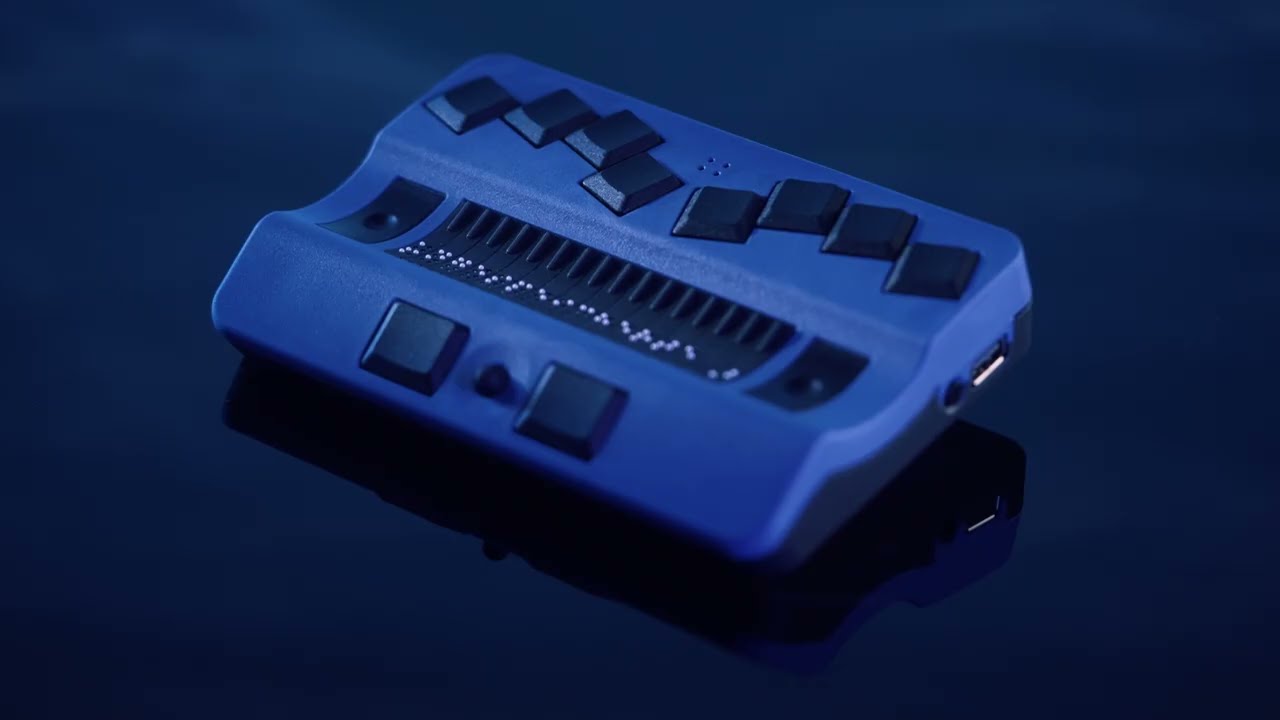Actilino - the compact note taker and braille display in one device