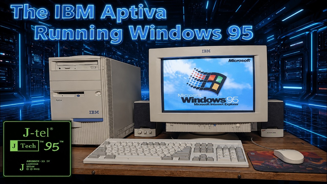 Lets Check out this Heavily Rebuilt IBM Aptiva running Windows 95, & Browse the Web with It!