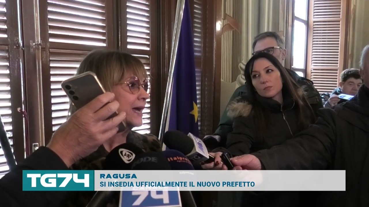 RAGUSA - SI INSEDIA UFFICIALMENTE IL NUOVO PREFETTO