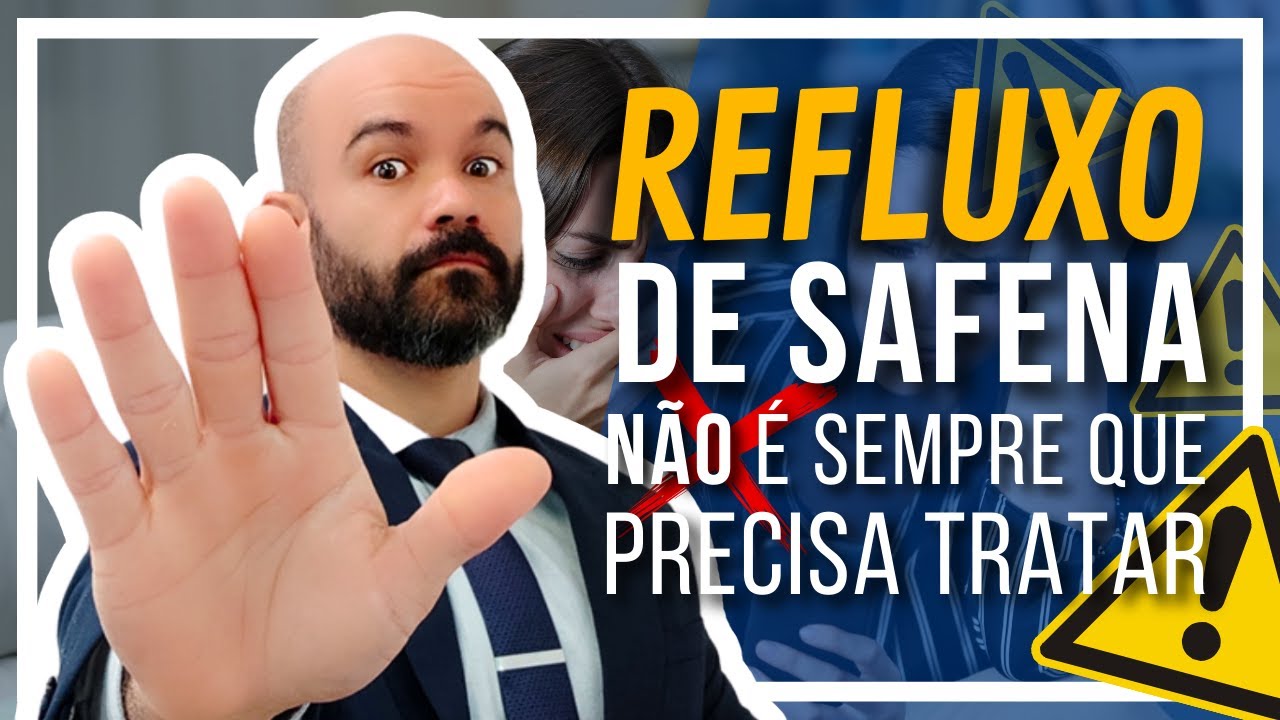 🔴⚠️ Nem todo REFLUXO de Veia SAFENA precisa de Tratamento! [ENTENDA!!] #vidasemvarizes