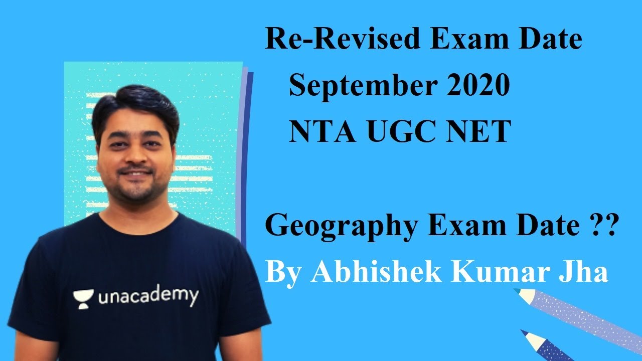 Re-Revised Date of Exam || September 2020 || NTA UGC NET