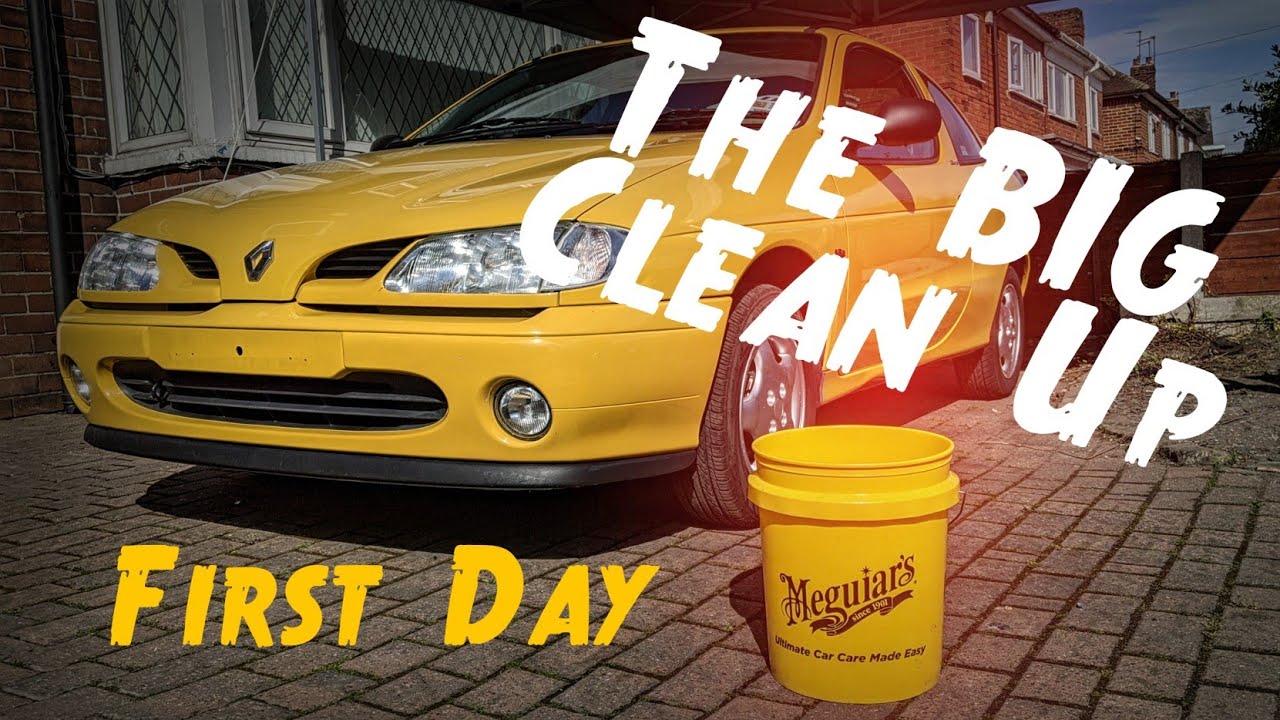 Auto Detailing - Exterior Renovation, First Day. (Mégane Coupe Update 8)