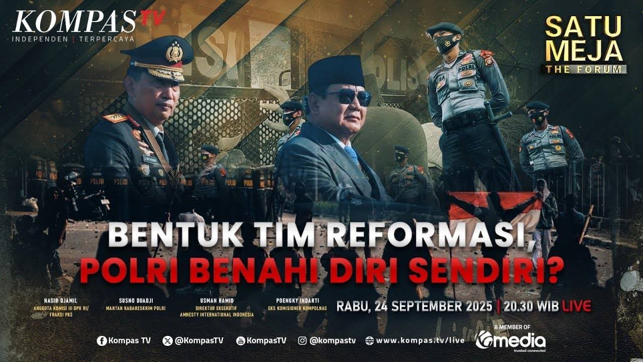 [FULL] Susno Duadji, Amnesty, hingga Kompolnas Tanggapi Kapolri Bentuk Tim Reformasi Polri