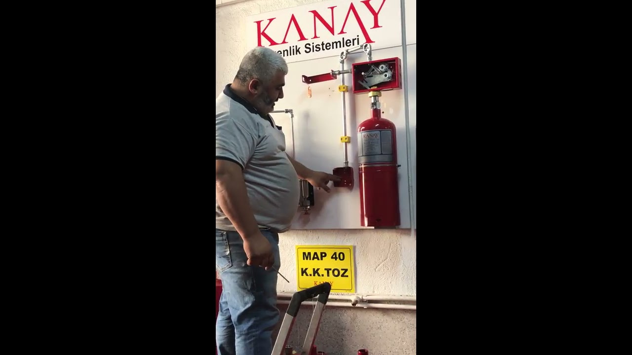 KANAY Marka Otomatik Telli Davlumbaz Söndürme Sistemi Kurulumu