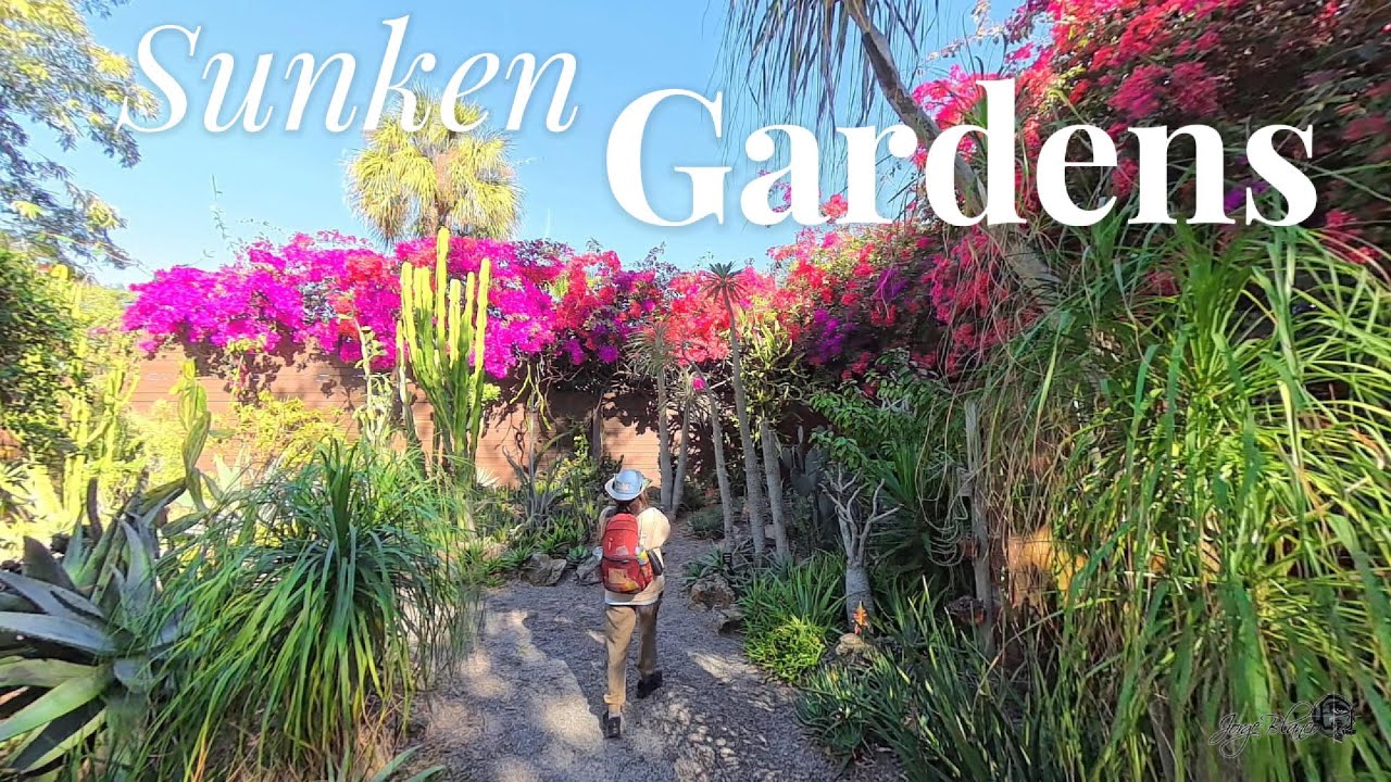 a walk through Sunken Gardens