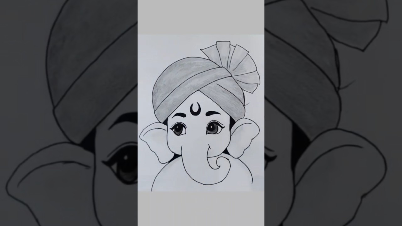 Ganpati chaturthi special #drawing  #art #ganeshchaturthi #ganesh #shorts  @NishaKumari-s5k8q