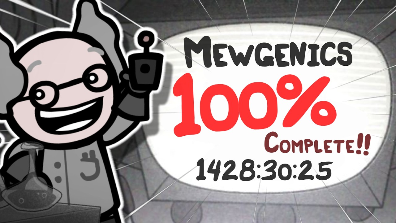 He 100% COMPLETED Mewgenics.. and Now He's Coaching Me.