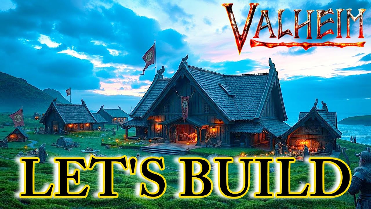 Valheim: Let's Build A Viking Long House