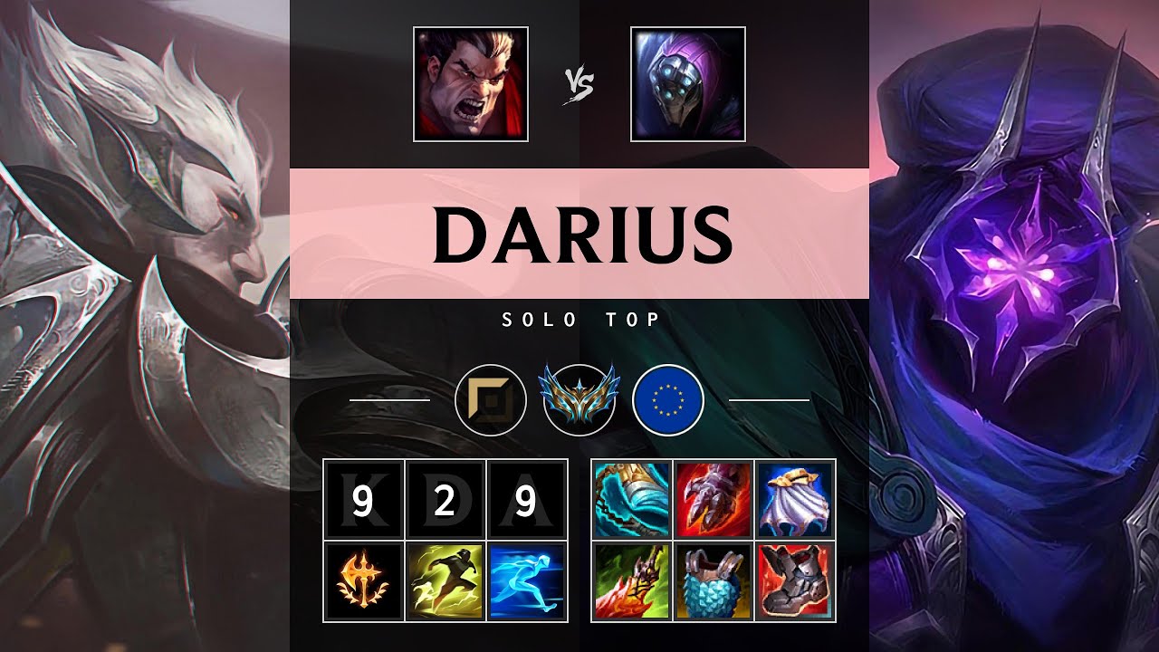 Darius Top vs Jax - EUW Challenger Patch 25.19