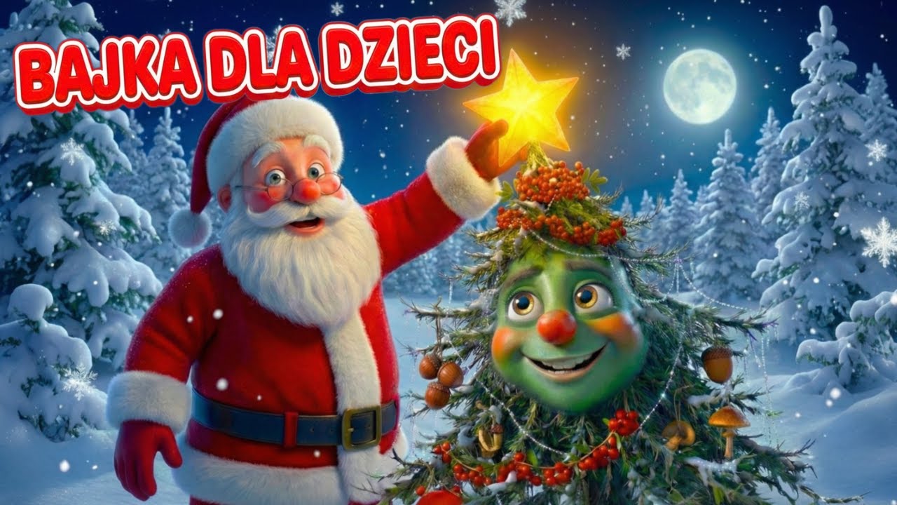 Bajka o choince, której nikt nie chciał 🎄 Świąteczna bajka dla dzieci z morałem 🎅