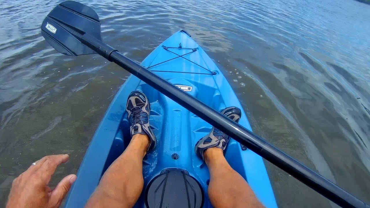 Lifetime Tamarack Angler 100 Kayak sea trial