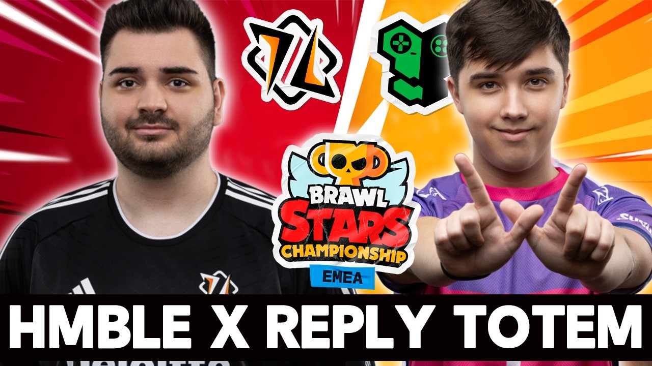 HMBLE vs REPLY TOTEM - SEMIFINAL da Final mensal EMEA Fev 26 #brawlstars #BSC26