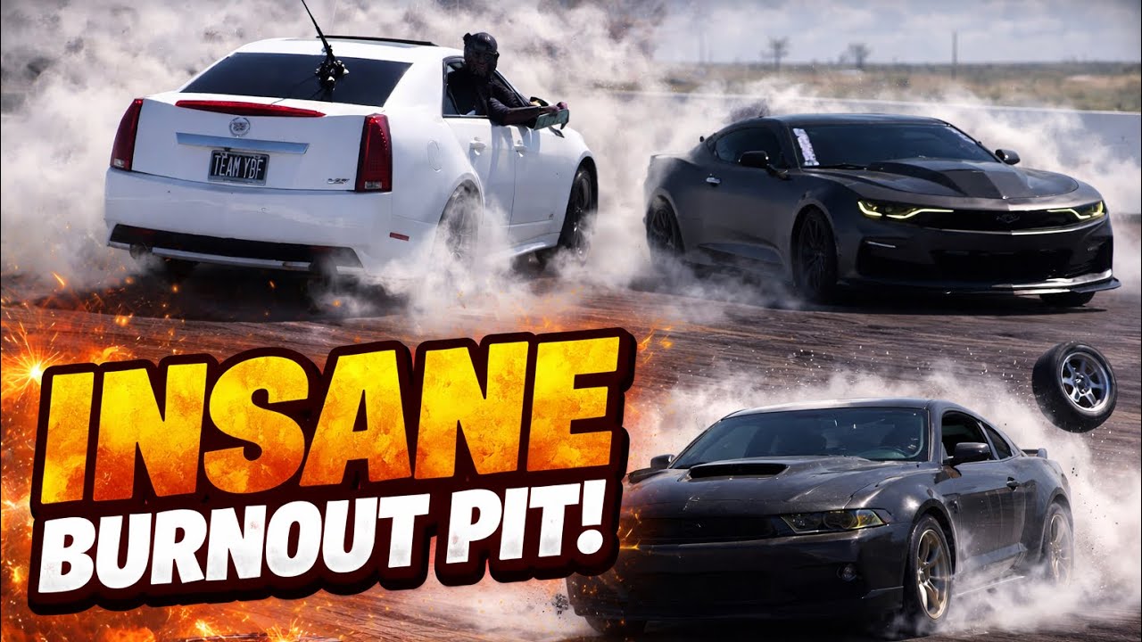 This Burnout Pit Got OUT OF CONTROL! 