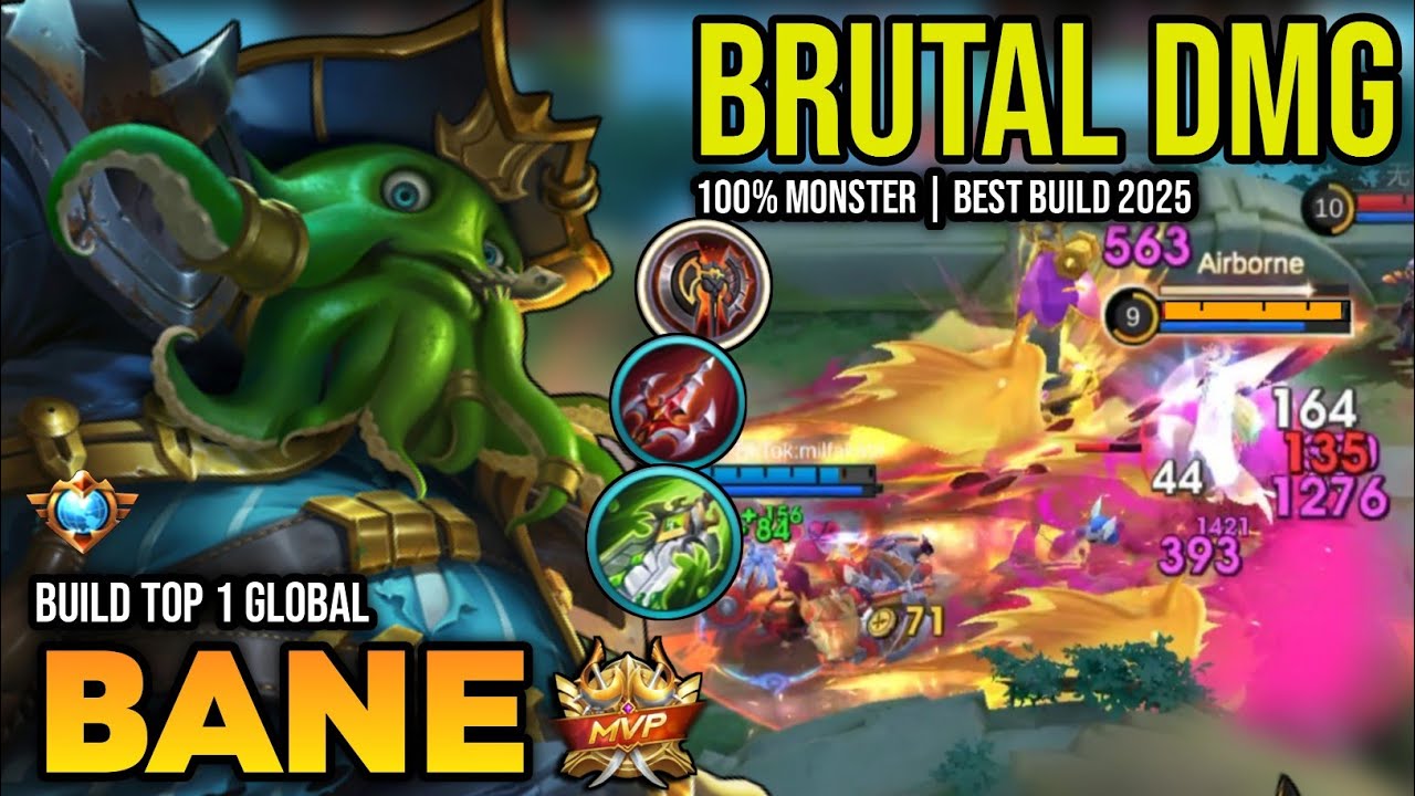 BANE BEST BUILD 2025 | BUILD TOP 1 GLOBAL BANE GAMEPLAY | MOBILE LEGENDS✓
