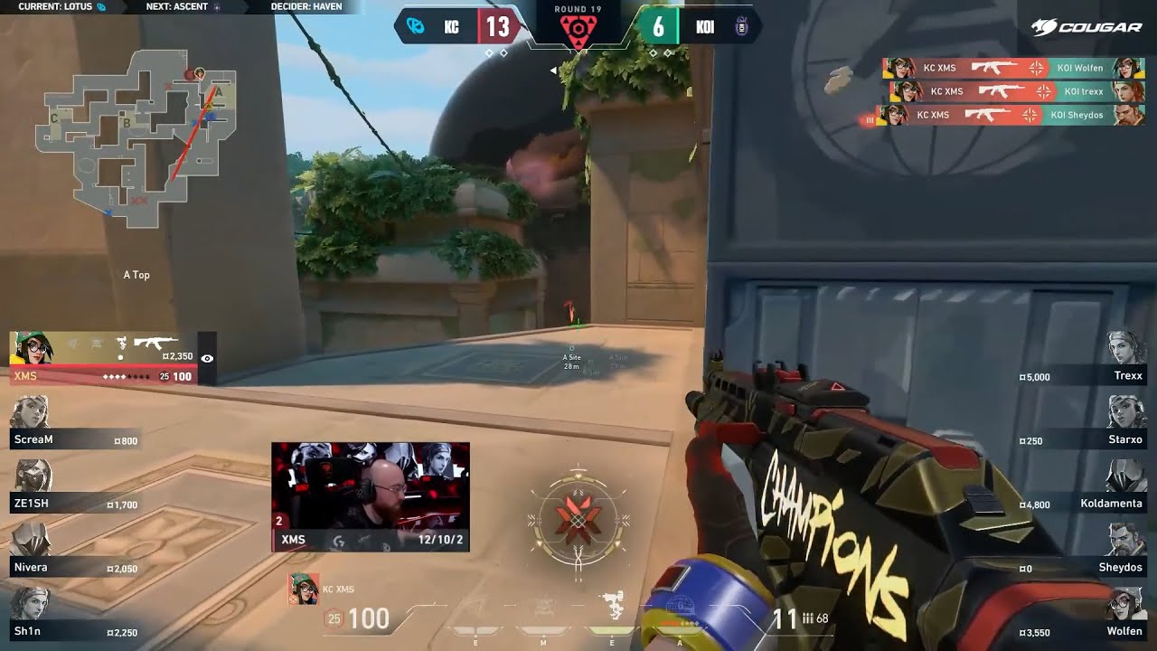 KC XMS 1v3 Clutch To Win The Map vs KOI | VCT EMEA