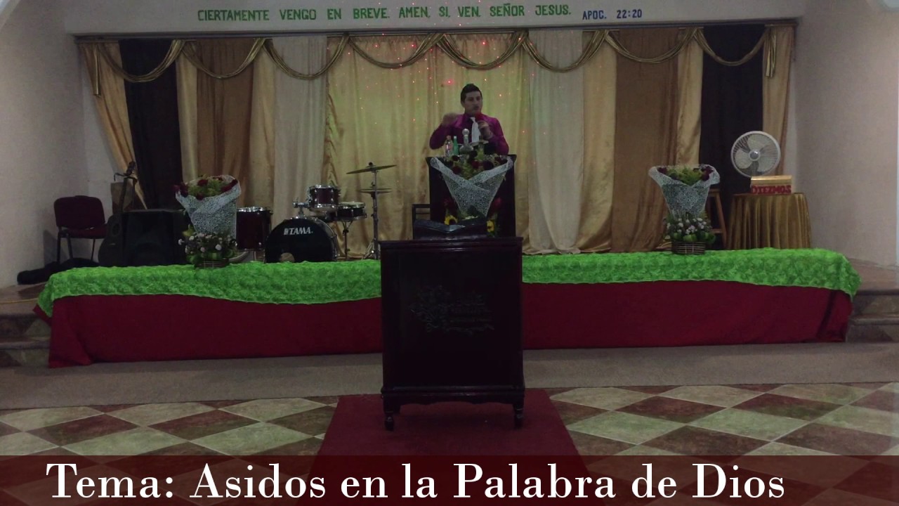 ASIDOS EN LA PALABRA DE DIOS -Pastor Josu&eacute; G&oacute;mez