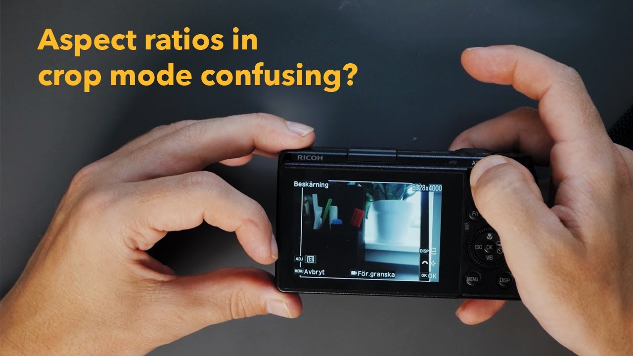 Ricoh GR III | How aspect ratios work in crop mode