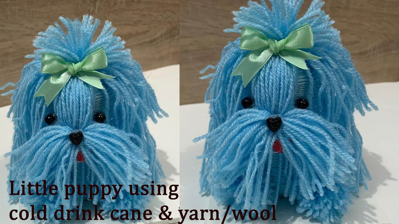 DIY easy & cute puppy || Yarn puppy || Yarn dog || Yarn craft ||  Wool craft ||