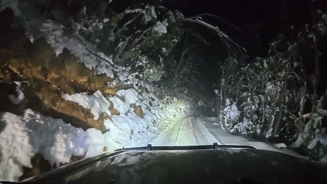 Prado Snow Trip Twins Track 8-6-25 part 3 night drive