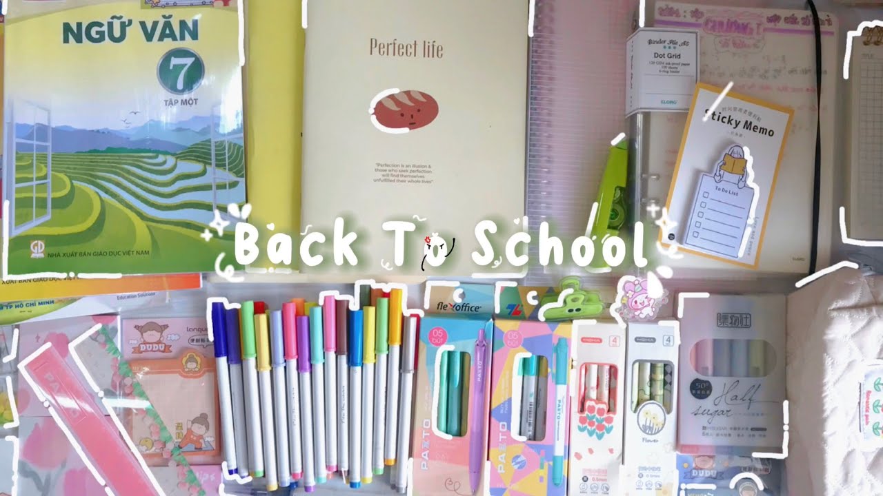 BACK TO SCHOOL📚|| Mình đã chuẩn bị gì cho năm học mới !? | chaow🌷