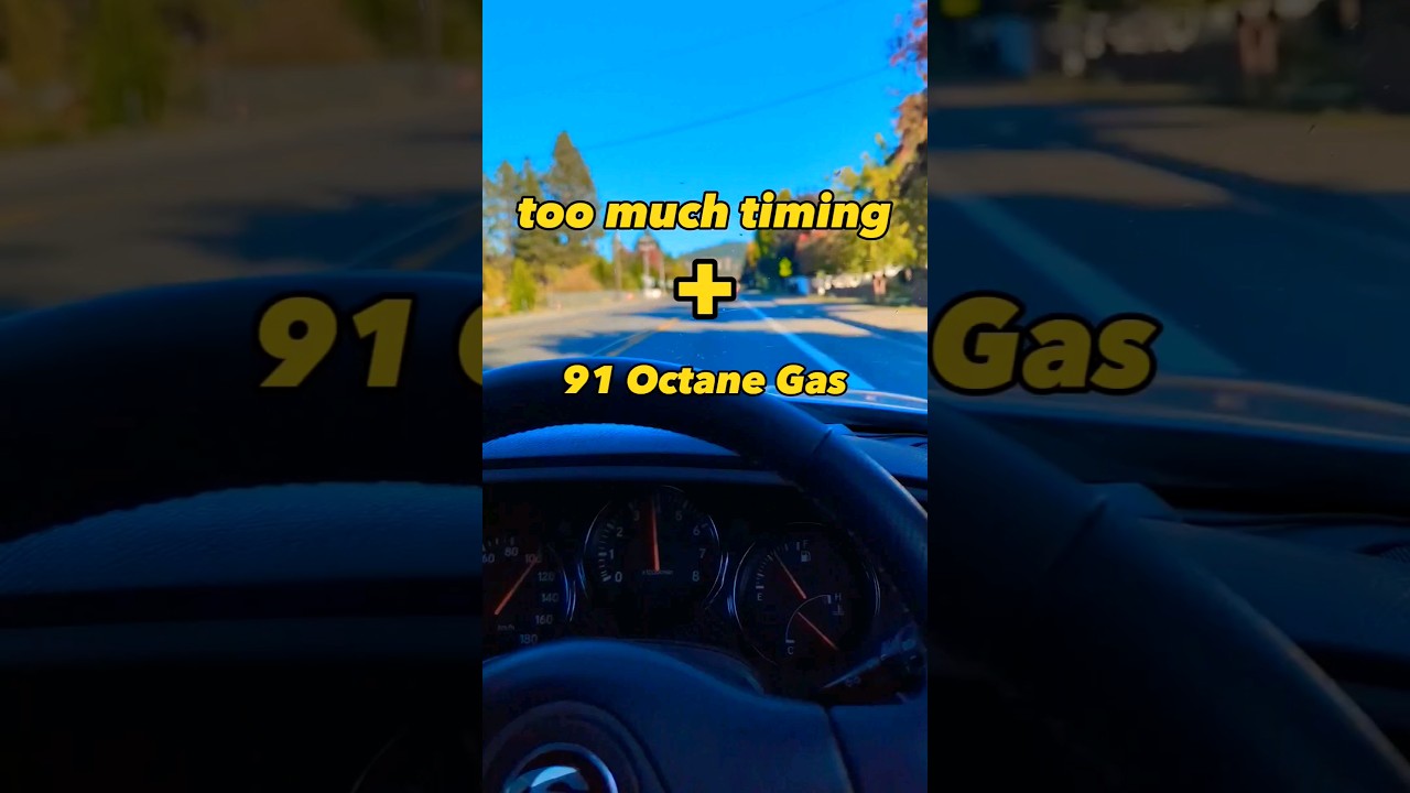 what happens when you use 91 Octane Gasoline #supra