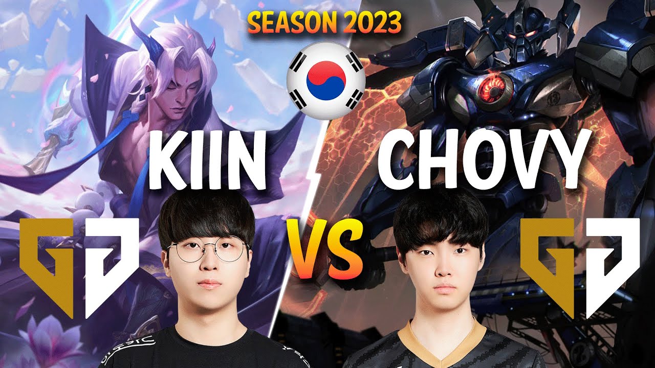 GEN Kiin vs GEN Chovy - Kiin YONE vs Chovy AATROX Top - Patch 13.24 KR Ranked