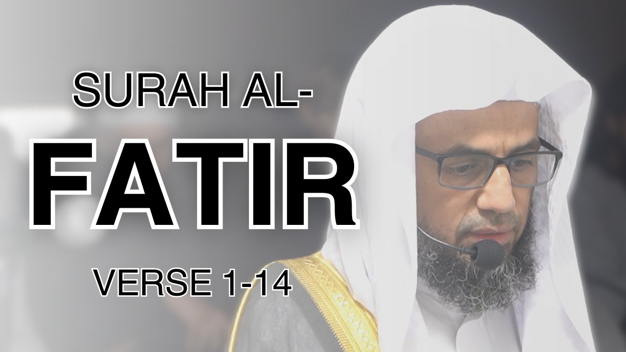 Abu Bakr Shatri | Excellent Surah Fatir | 1-14 |سورة فاطر‎ | أبوبكر الشاطري