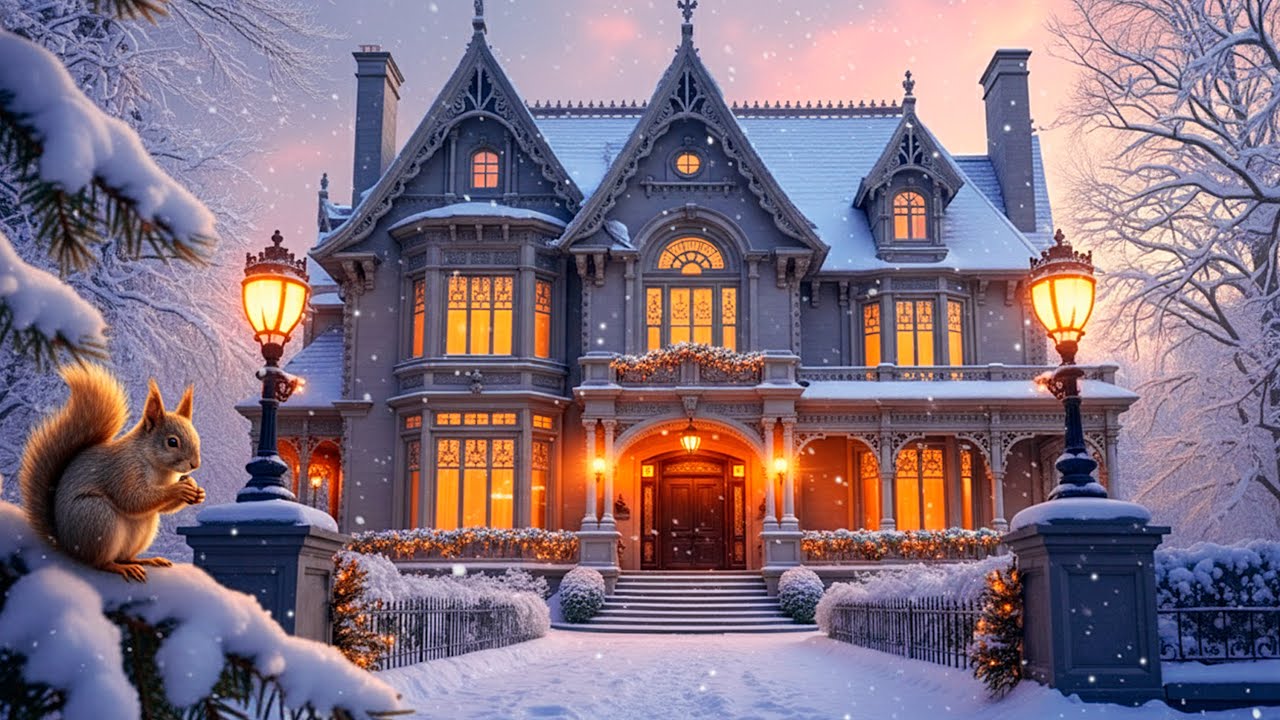 Victorian Christmas House Tour ✨🎄 | Step Inside the Snowy Castle Magic ❄️🏰 Cozy Fireplaces 🎄✨🏰