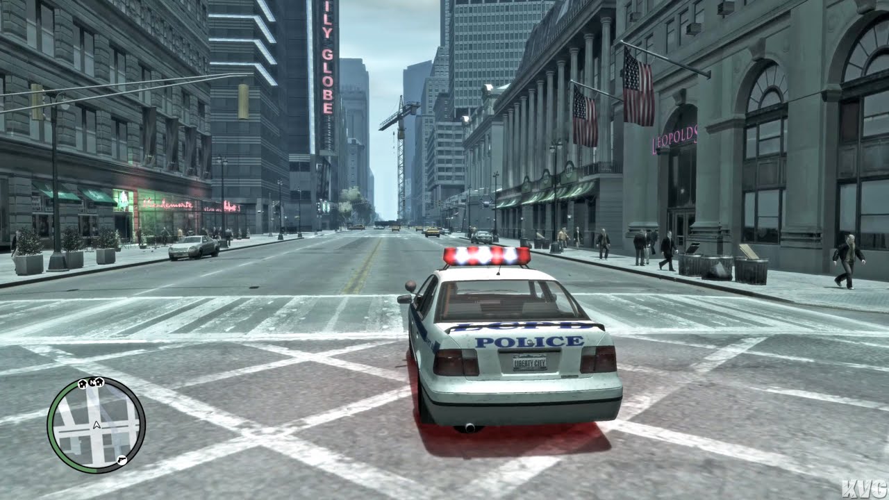 Grand Theft Auto 4 - Declasse Police Patrol - Gameplay (PC UHD) [4K60FPS]