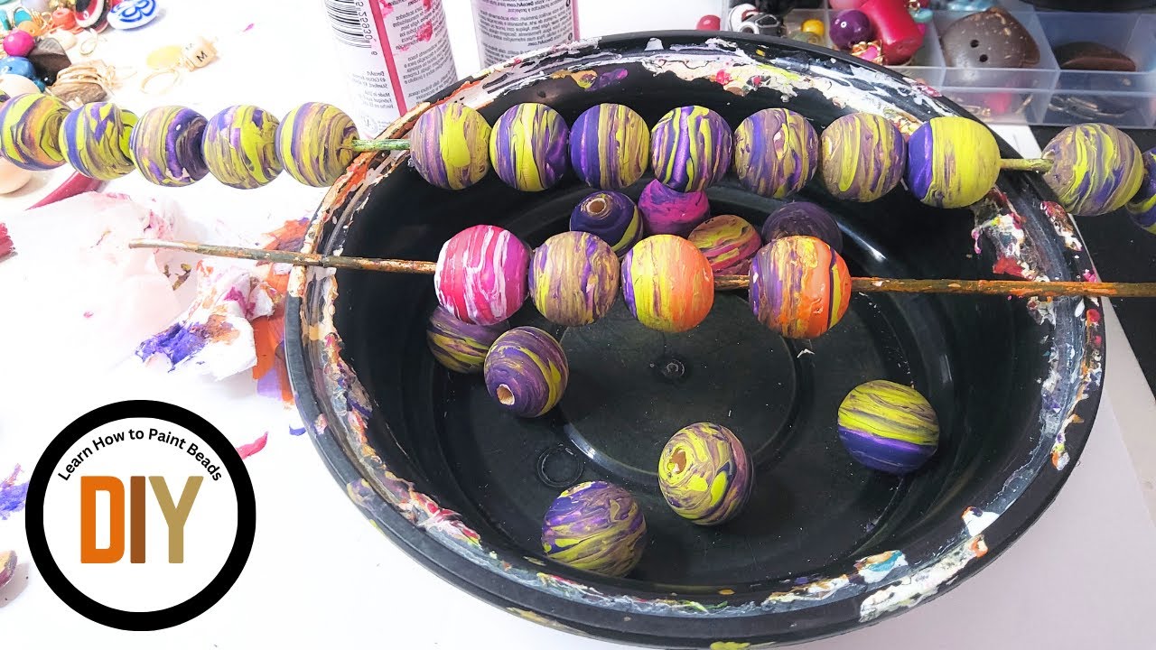 How to Paint Beads Like a Pro – Artistic Jewelry Tutorial!