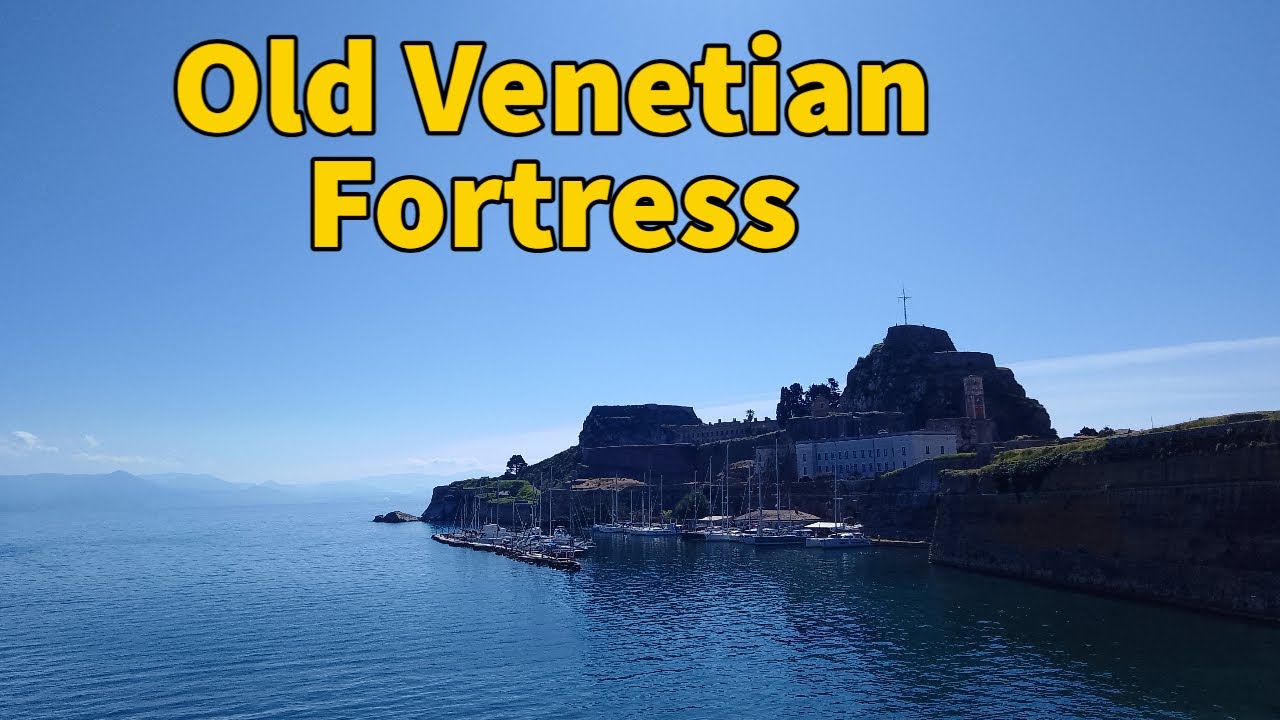 Inside the Old Venetian Fortress in Corfu Old Town - Greece