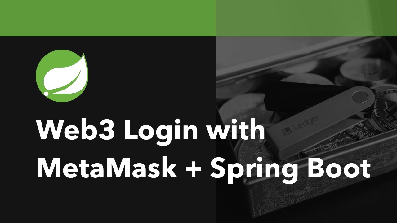Web3 Wallet Login with MetaMask and Spring Boot, Vite, React